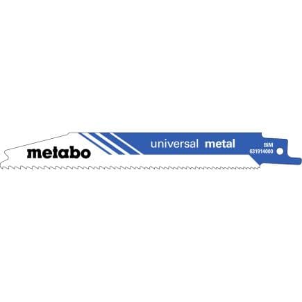 METABO 631914000 - Lames de scie sabre "Universal metal" (5 pcs.)