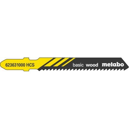 METABO 623631000 - Lames de scie sauteuse "Basic wood" (5 pcs.)