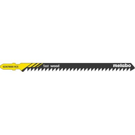 METABO 623633000 - Lames de scie sauteuse "Fast wood" (5 pcs.)
