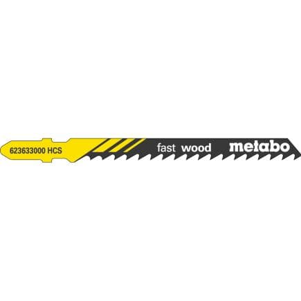METABO 623964000 - Lames de scie sauteuse "Fast wood" (3 pcs.)