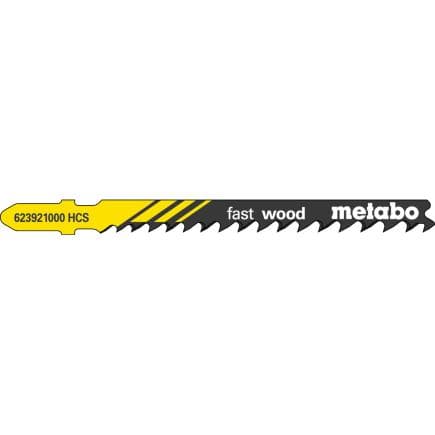 METABO 623921000 - Lames de scie sauteuse "Fast wood" progr. (5 pcs.)