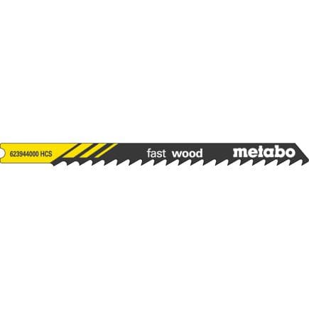 METABO 623944000 - Lames de scie sauteuse "Fast wood" (5 pcs.)