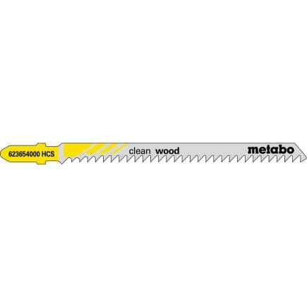 METABO 623634000 - Lames de scie sauteuse "Clean wood" (5 pcs.)
