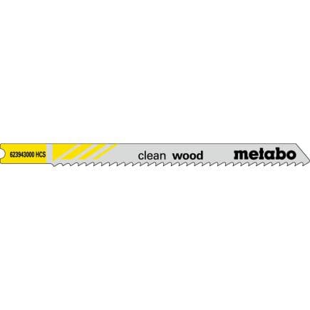 METABO 623943000 - Lames de scie sauteuse "Clean wood" (5 pcs.)