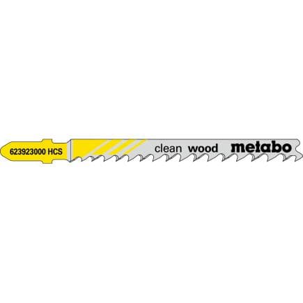 METABO 623923000 - Lames de scie sauteuse "Clean wood" progr. (5 pcs.)