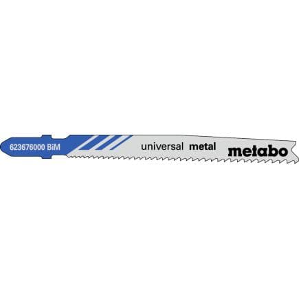 METABO 623620000 - Lames de scie sauteuse "Universal metal" progr. (25 pcs.)