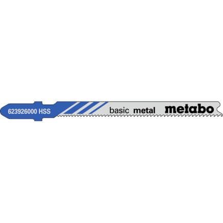 METABO 623925000 - Lames de scie sauteuse "Basic metal" progr. (5 pcs.)