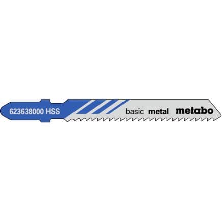 METABO 623638000 - Lames de scie sauteuse "Basic metal" (5 pcs.)