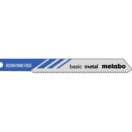 METABO 623941000 - Lames de scie sauteuse "Basic metal" (5 pcs.)