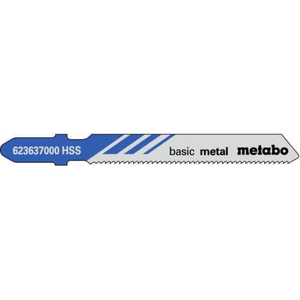 METABO 623965000 - Lames de scie sauteuse "Basic metal" (3 pcs.)