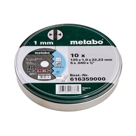 METABO 616358000 - Meules de tronçonnage SP Inox, TF 41 (10 pcs.)