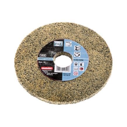 METABO 626483000 - Meule abrasive compacte en fibres "Unitized", 125x6x22,23 mm, WS (lot multiple)