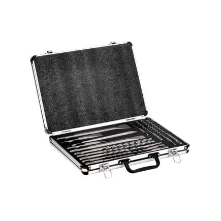 METABO 628414000 - Jeu de forets/burins SDS-plus SP dans un coffret en aluminium (17 pcs.)