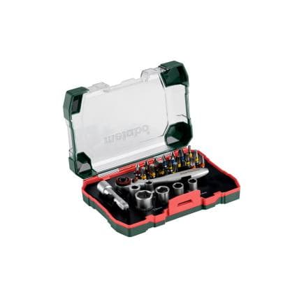 METABO 626701000 - Coffret d'embouts et de cliquets SP (26 pcs.)
