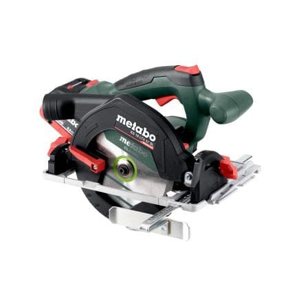 METABO 611857810 - KS 18 LTX 57 BL - Scie circulaire portative sans fil 18V (avec 2 batteries et chargeur)