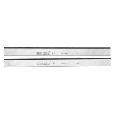 METABO 80911030721 - 2 fers de rabot HSS, HC 260 C/M/K