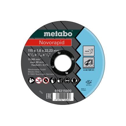 METABO 616316000 - Disque à tronçonner en acier inoxydable Novorapid TF 41