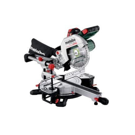 METABO 614216810 - KGS 18 LTX BL 216 - Scie à onglet sans fil (avec 2 batteries et chargeur)