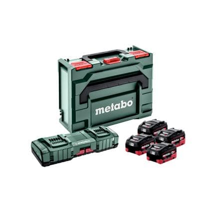 METABO 685143000 - Ensemble batterie et chargeur 4x LiHD 18V 10 Ah