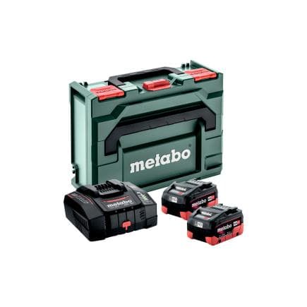 METABO 685303000 - Jeu de 2 batteries 8 Ah et chargeur en étui