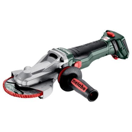 METABO 601308840 - WVBF 18 LTX BL 15-125 Quick - Meuleuse d'angle à tête plate sans fil 18V (sans batterie ni charges)