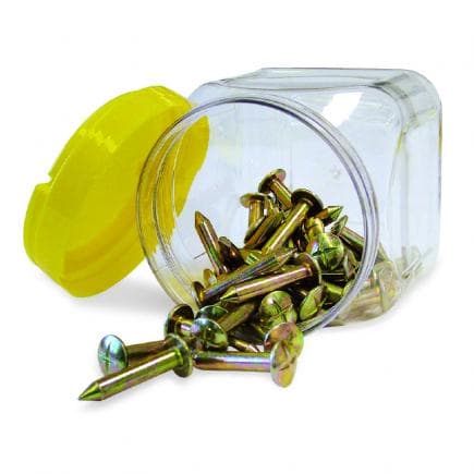 METRICA 00250 - CLOUS POUR GÉODÉSIE - PACK DE 100 PIÈCES EN POT