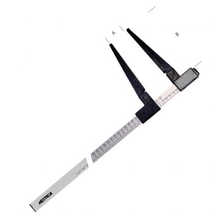 METRICA 10455 - Pied à coulisse à bec long en matériau synthétique