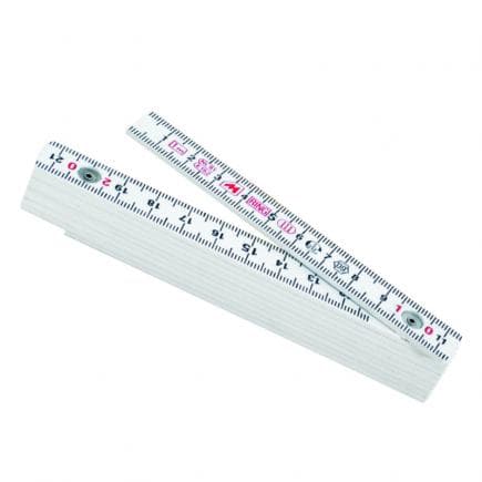 METRICA 19043 - 1 Mètre - Fibre de Verre - Décimales Rouges