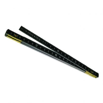 METRICA 20208 - 2 MÈTRES DURALUMINIUM NOIR CE II
