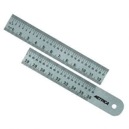 METRICA 24122 - Typomètre à quatre échelles pour la typographie