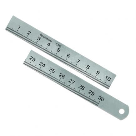 METRICA 24176 - Réglette semi-rigide satinée - échelle par 2,5 % de retrait