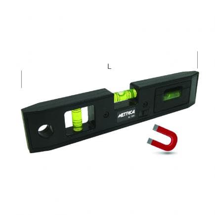 METRICA 33001 - NIVEAU DE POCHE - BASE MAGNETIQUE - 210mm