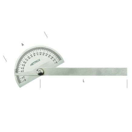 METRICA 36500 - Rapporteur en acier inoxydable