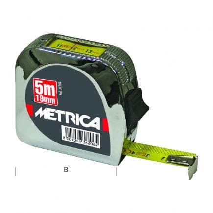 METRICA 38206 - JUST-IN - FLEXOMETRE 5m - Ruban 19mm