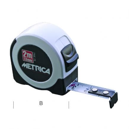 METRICA 38962 - MINI BLANC - RUBAN FLEXOMÈTRE 2m 13mm