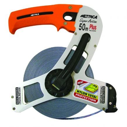 METRICA 39244V - SUPER ACTION PLUS - ROUE RUBAN EN ACIER TOT.PROTECT.50M