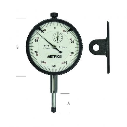 METRICA 41020 - COMPARATEUR DE PRECISION avec plaque annulaire supplémentaire