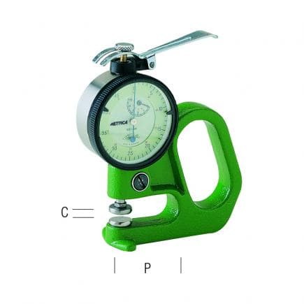 METRICA 43030 - JAUGE D'ÉPAISSEUR DE POCHE CENTÉSIMALE, lecture 0,01 mm