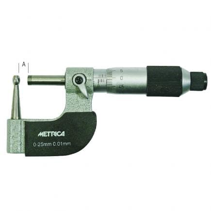 METRICA 44120 - MICROMÈTRE POUR TUBES 0 - 25MM