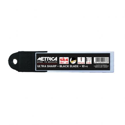 METRICA 49036 - LAME NOIRE - PAQUET 10pcs. LAMES DE RECHANGE POUR CUTTER