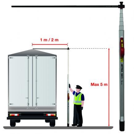 METRICA 49345 - TELEFIX AVEC BRAS TELESCOPIQUE 1M OU 2M