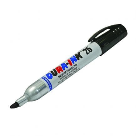 METRICA 50007M - DURA-INK® (*) 25 - MARQUEUR POINTE CHISEL - Paquet de 12 pièces