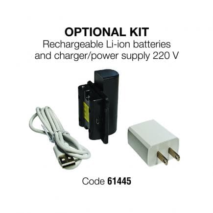 METRICA 61445 - Kit en option : batterie Li-ion rechargeable et chargeur/alimentation 220 V