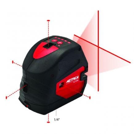 METRICA 61360 - CR AUTO-NIVEAU + 5 POINTS ROUGES