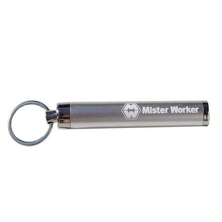 MISTER WORKER MWBR-0007-01 - Porte-clés torche avec logo lumineux
