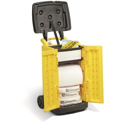 NEW PIG KIT4401-999 - Chariot haute visibilit'e anti-d'eversement PIG® - Oil-Only