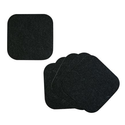 NEW PIG GRP7005-BK - PIG® Grippy® Tapis à dos adh'esif pour toilettes 23 cm x 23 cm