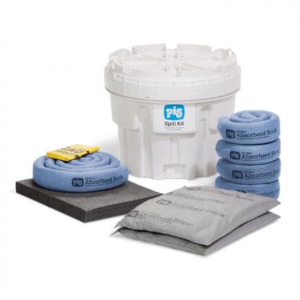 NEW PIG KIT211 - Kit anti-déversement dans unconteneur de 76 l- Universel