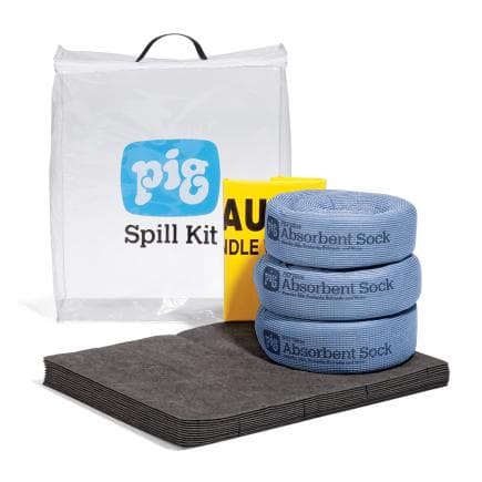 NEW PIG KIT274 - Kit pour déversements dans un sac transparent