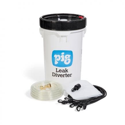 NEW PIG TLS950-TR - Kit de seau de déviateur de fuite de toit